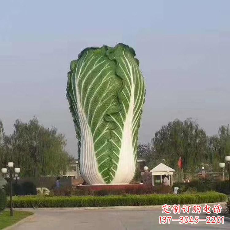 绵阳新颖创意的玻璃钢白菜雕塑