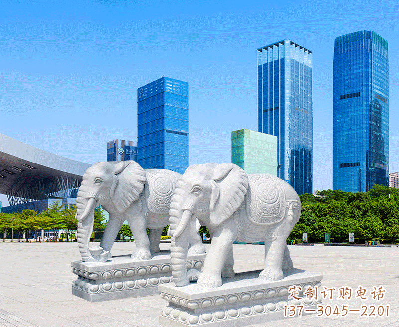 绵阳公石雕大象
