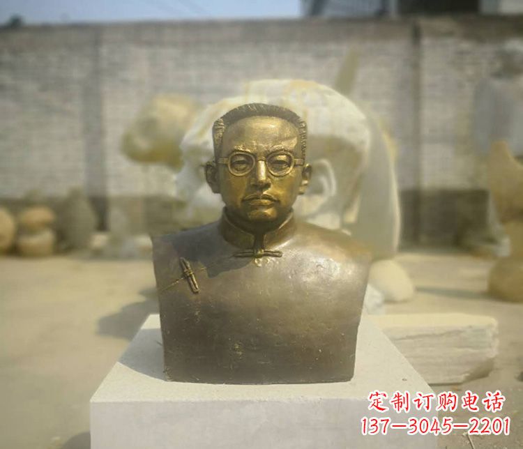绵阳新“陶行知精神爱国者陶行知胸像铜雕”