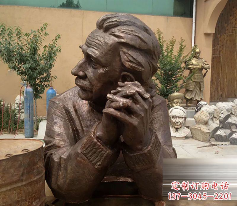 绵阳爱因斯坦名人铜雕纪念品
