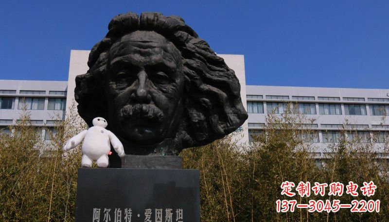绵阳爱因斯坦头像铜雕222