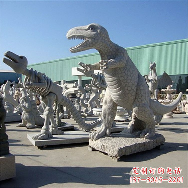绵阳霸王龙石雕塑