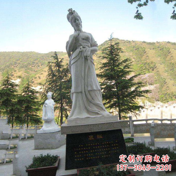 绵阳褒姒雕像-中国古代知名美女“烽火戏诸侯”相关人物雕塑