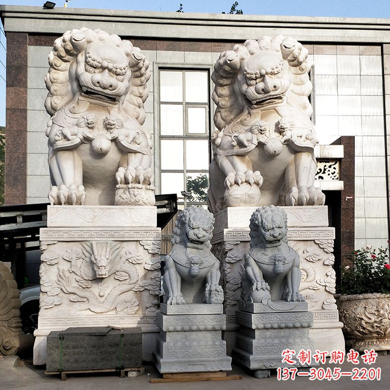 绵阳石狮子雕塑——守护家园的看门神