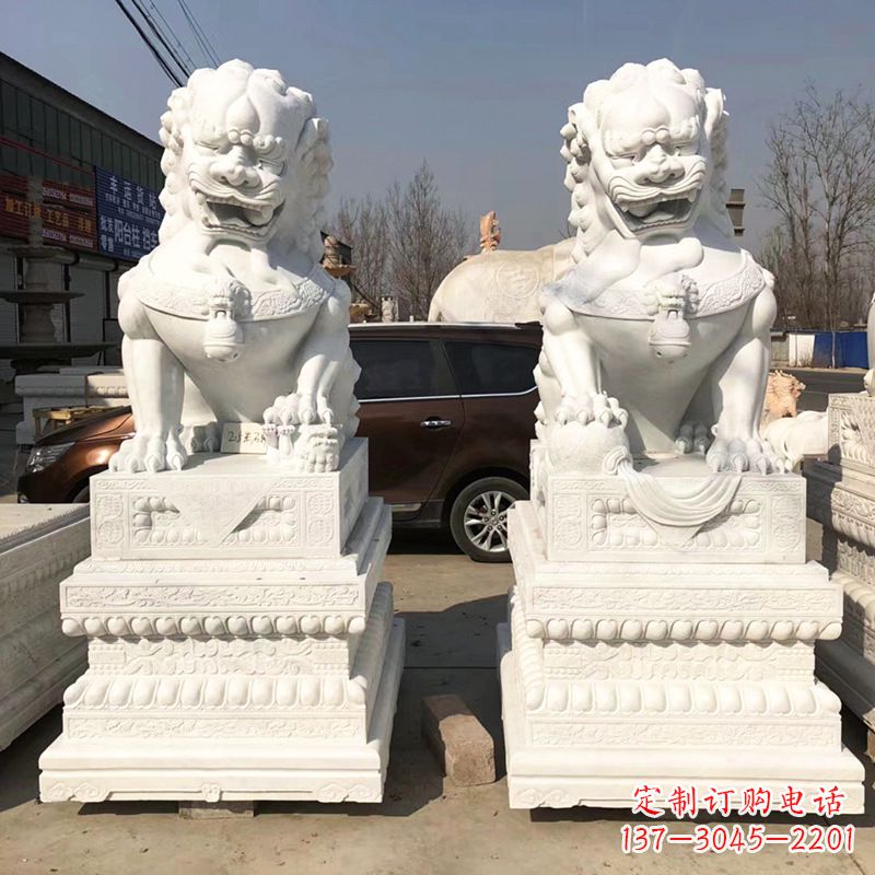 绵阳新精美汉白玉狮子