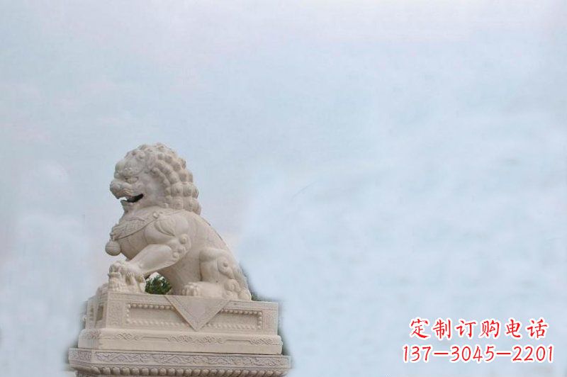 绵阳北京狮石精美狮子雕塑