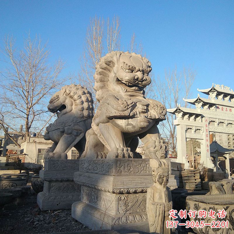 绵阳新室内装饰狮子雕塑
