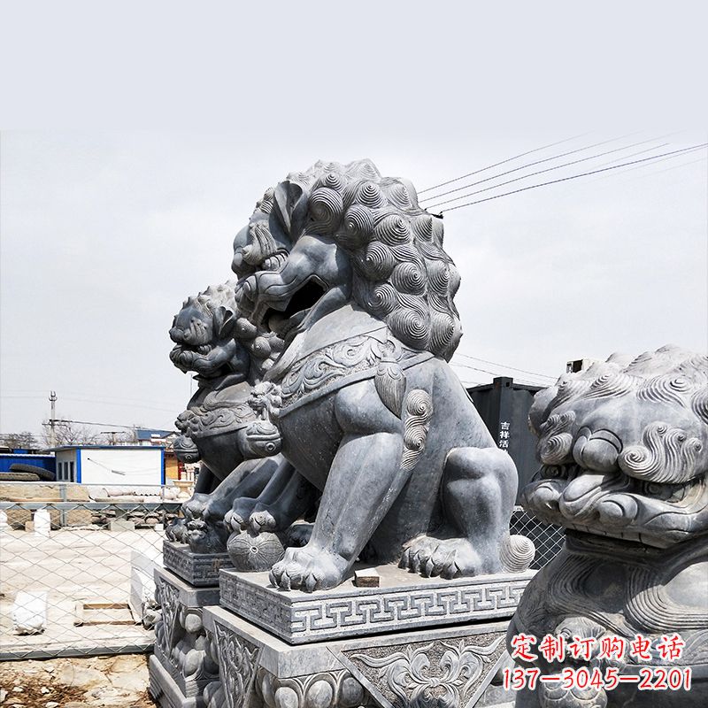 绵阳新颖狮子雕塑让精致的狮子雕塑成为家居的点睛之笔