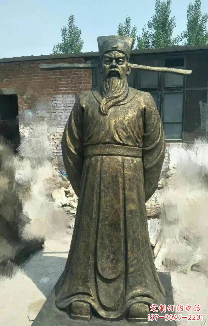 绵阳包拯铜雕传承北宋历史精髓