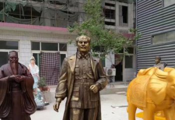 绵阳“白求恩”传奇人物铜雕