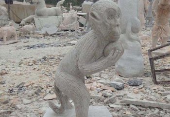 绵阳新猴子雕像，传承古老传说
