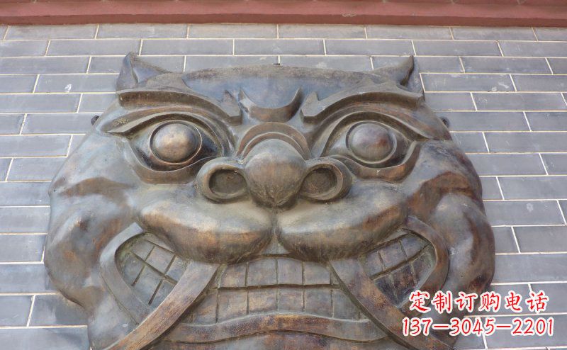 绵阳狴犴古代神兽铜浮雕