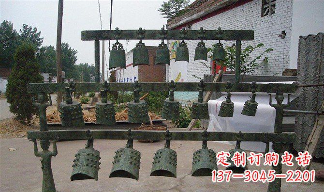 绵阳编钟古铜雕仿古精美音乐器