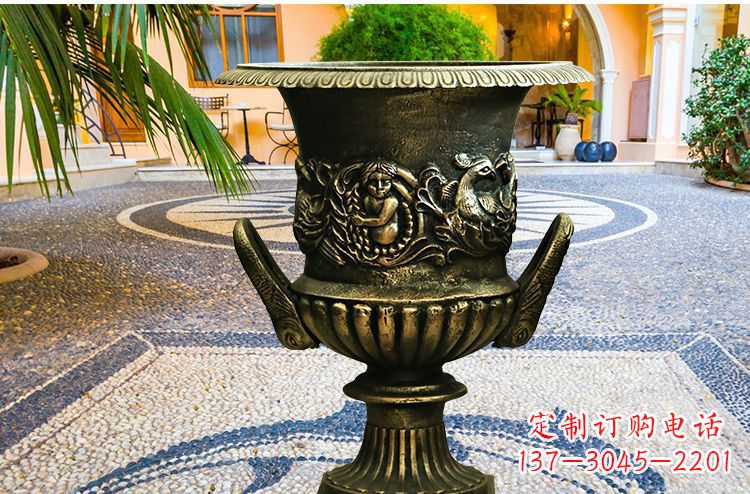 绵阳新品铜质花盆，添点现代精致