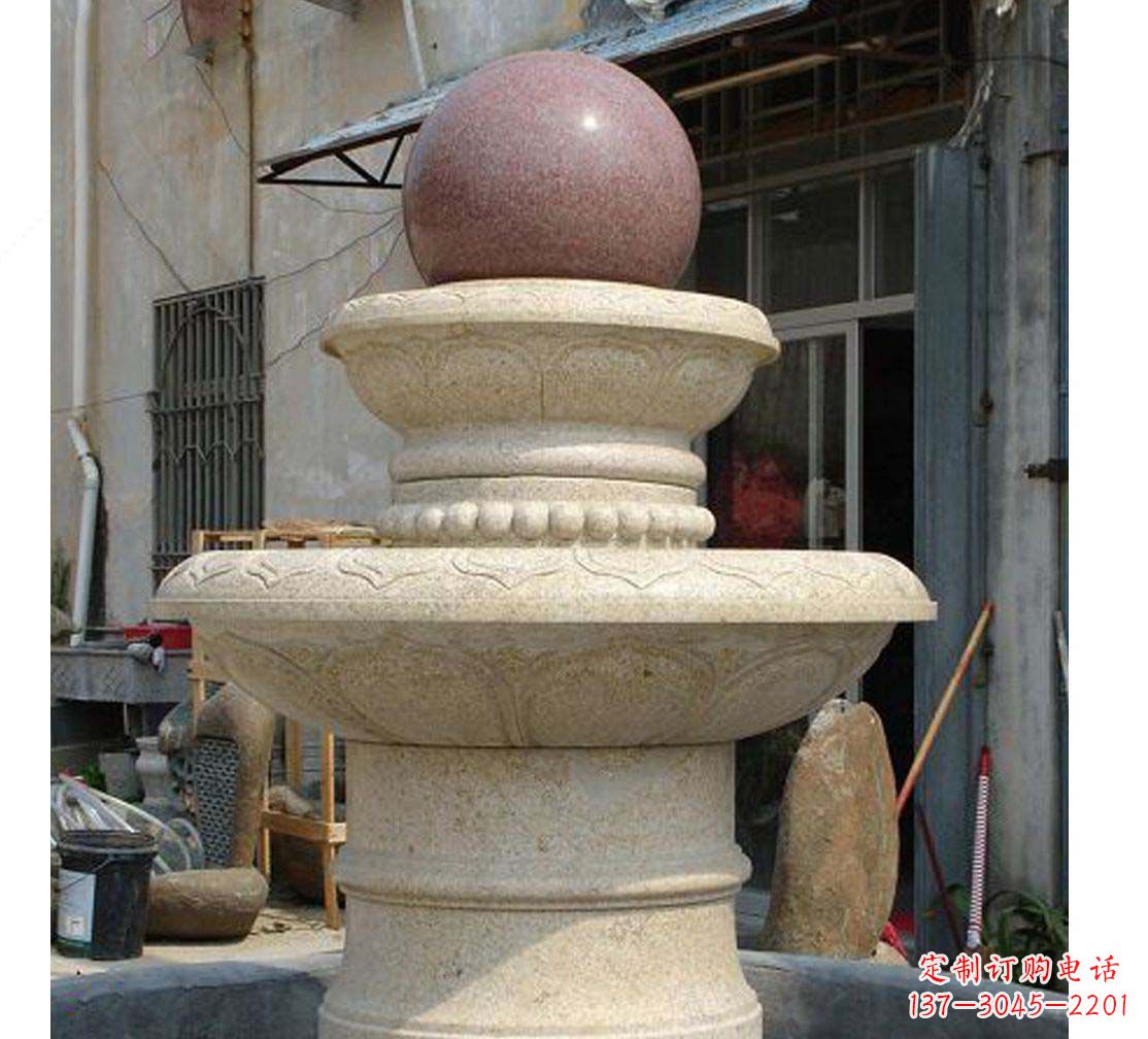 绵阳别墅景观装饰风水球喷泉雕塑