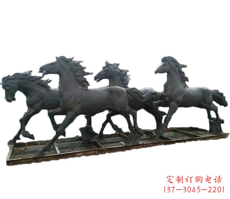 绵阳铜质动物雕塑,为别墅景观增添美感
