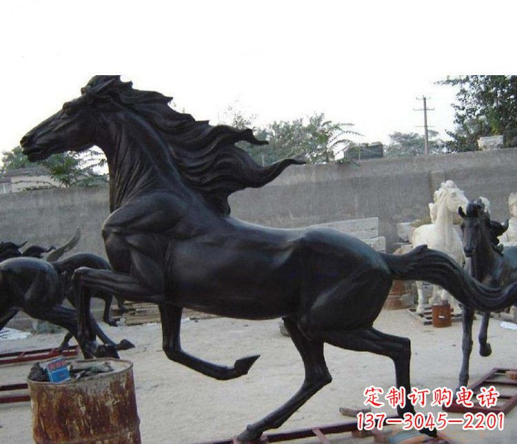 绵阳马铜雕塑,让你的别墅景观更加生动