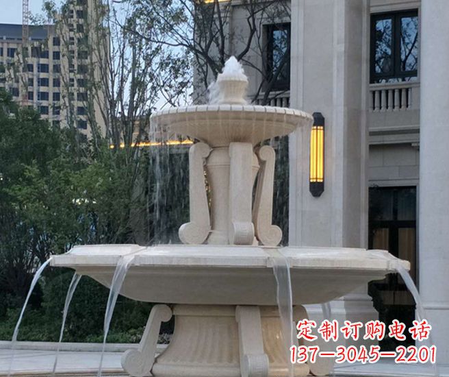 绵阳精美玉石喷泉给家园带来恬静古朴