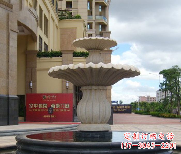 绵阳喷泉石雕精美的欧式园林装饰