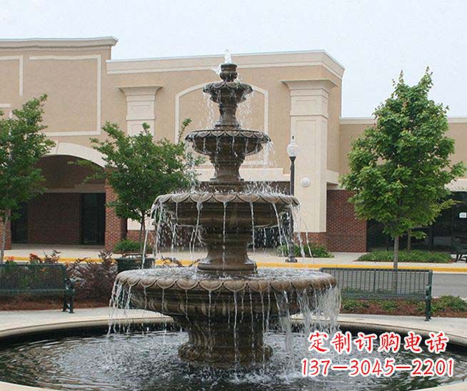 绵阳梦幻之舞多层喷泉雕塑