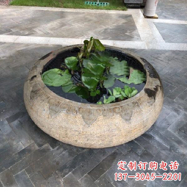 绵阳经典古典仿古石雕鱼缸