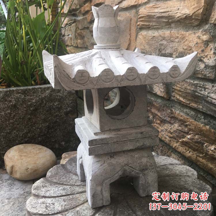 绵阳别墅园林石灯