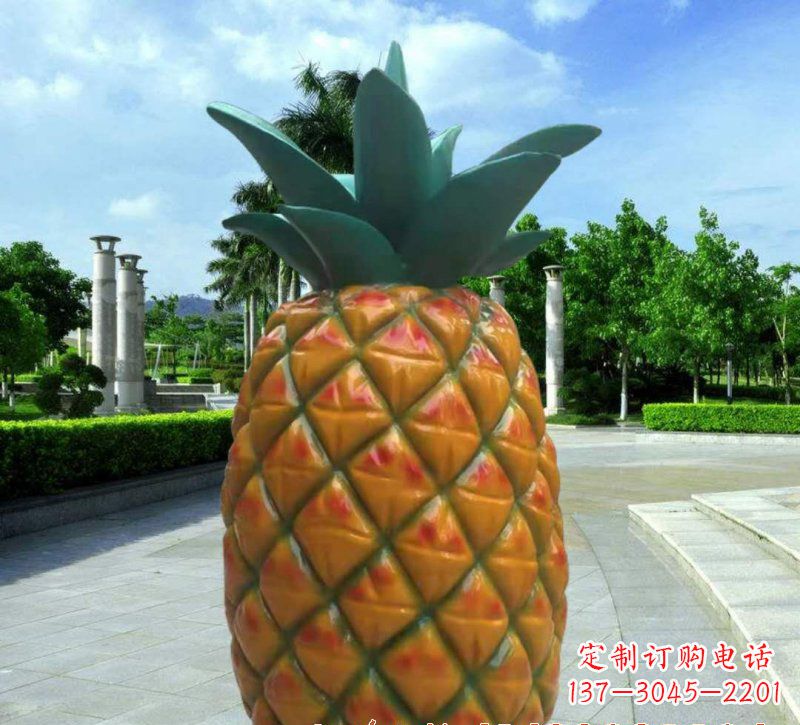 绵阳玻璃钢菠萝灯