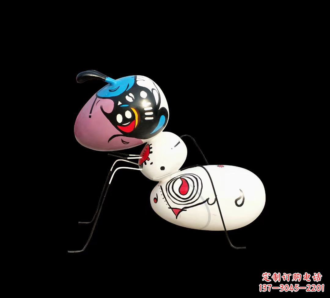 绵阳精美玻璃钢蚂蚁雕塑