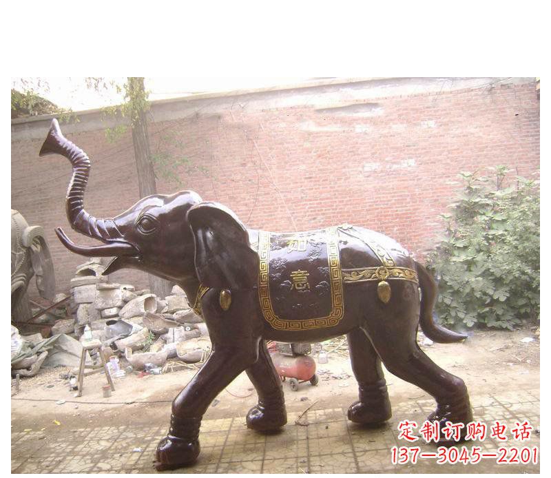 绵阳玻璃钢大象雕塑