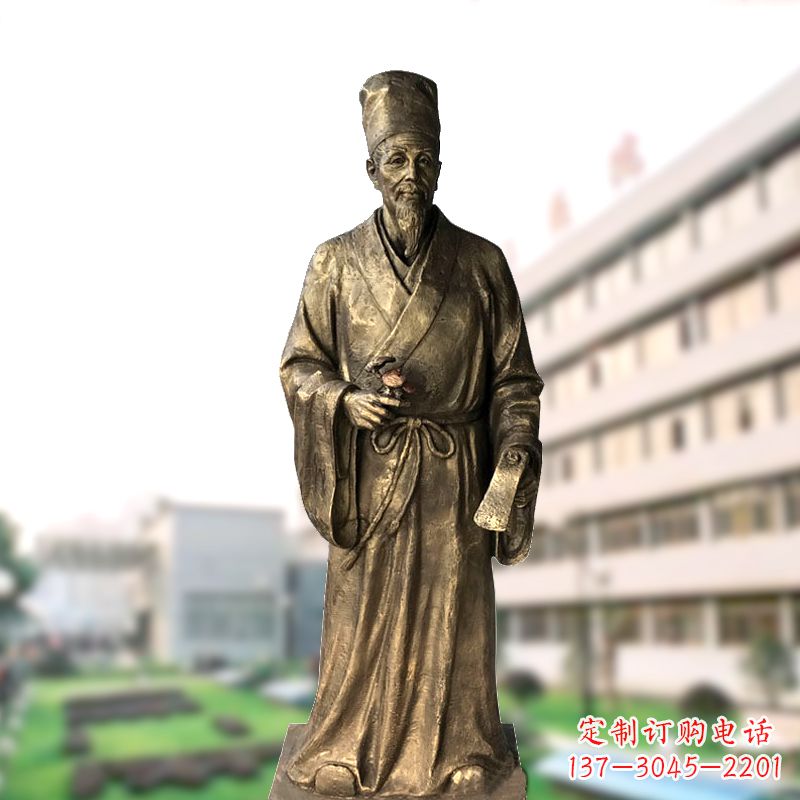 绵阳李时珍药圣的雕塑艺术