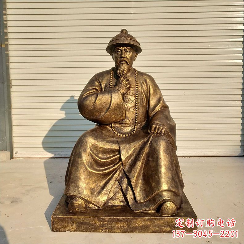 绵阳林则徐——玻璃钢仿铜雕像