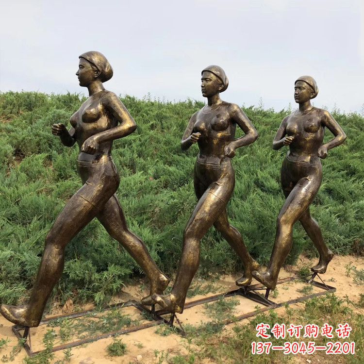 绵阳玻璃钢仿铜女人雕塑精致细腻的艺术品
