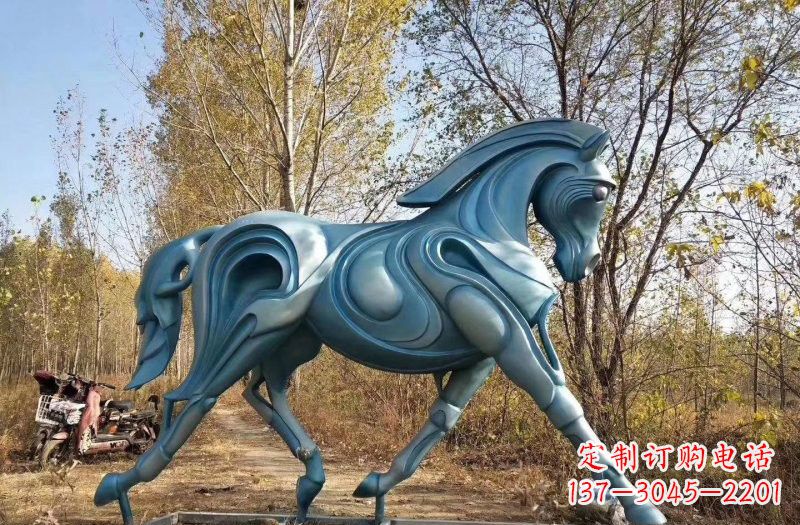 绵阳玻璃钢雕刻的奔马