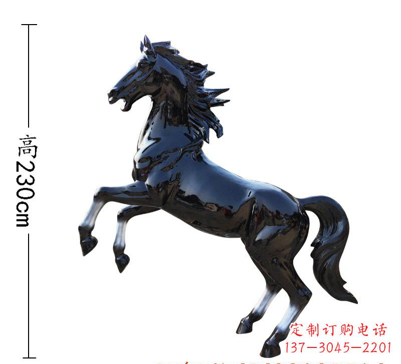 绵阳玻璃钢马雕塑精美外形、经久耐用