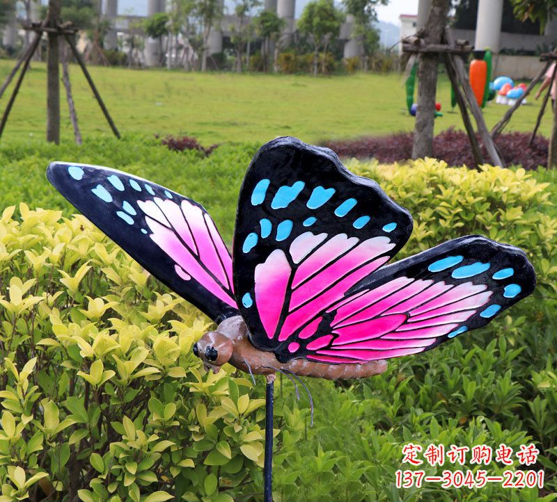 绵阳玻璃钢蝴蝶雕塑