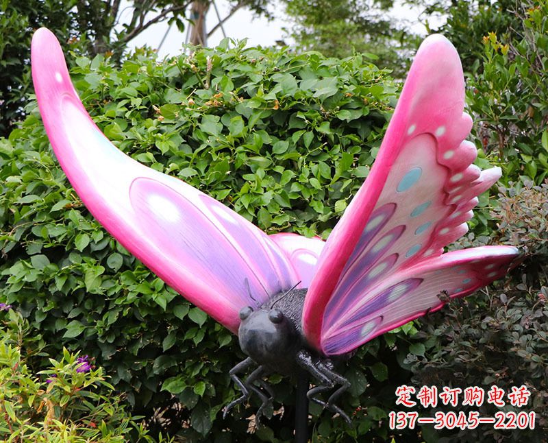 绵阳玻璃钢蝴蝶雕塑艺术之美