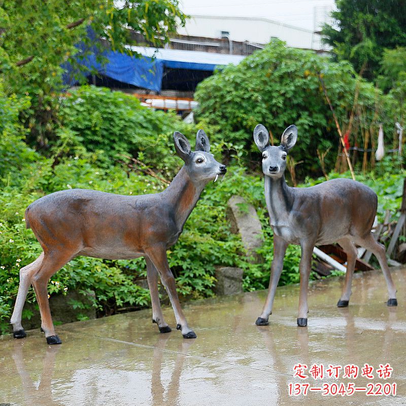 绵阳精致玻璃钢动物雕塑