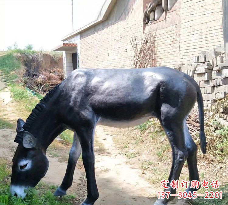 绵阳玻璃钢雕刻毛驴,传承传统文化