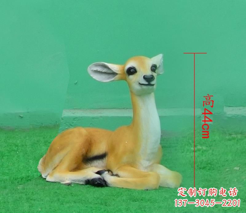 绵阳玻璃钢制作的羚羊雕塑