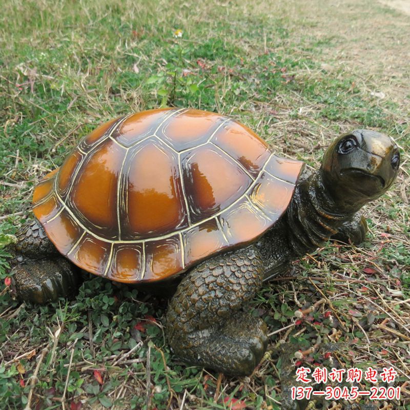 绵阳玻璃钢制乌龟雕塑——艺术的精美呈现