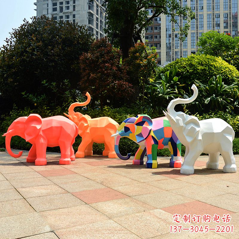 绵阳金色大象雕塑活跃的商场游乐场