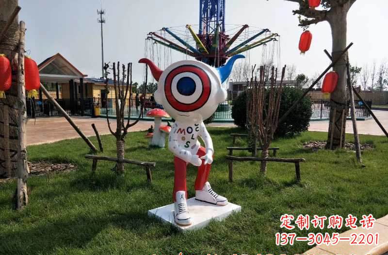 绵阳玻璃钢卡通机器人——雕塑艺术的新灵感