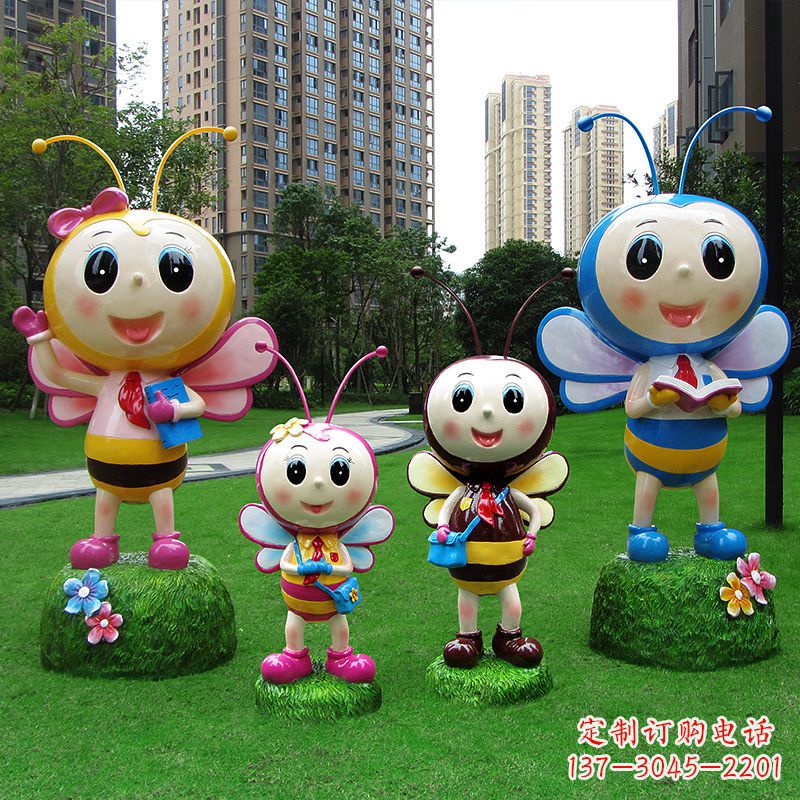 绵阳玻璃钢制蜜蜂雕塑让你的家园拥有自然之美