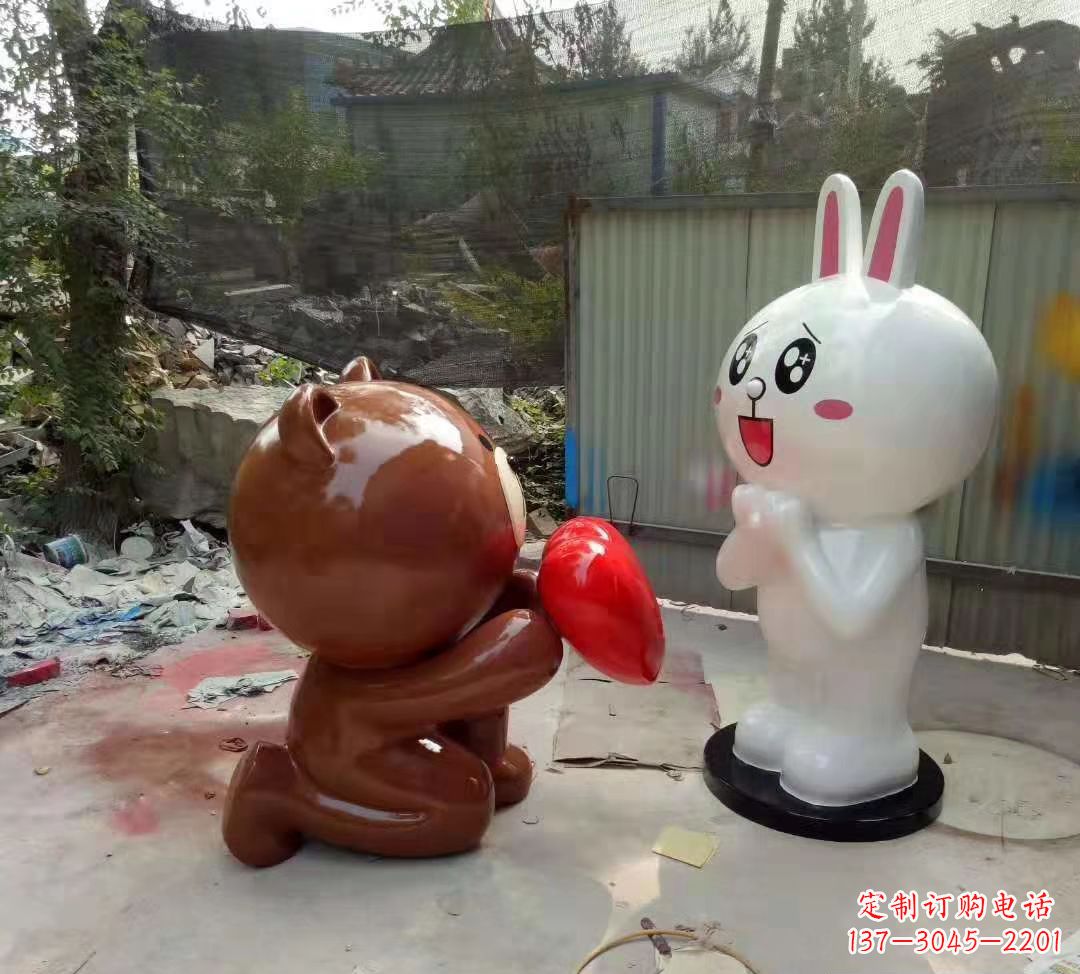 绵阳玻璃钢卡通熊猫雕塑精美的动物雕塑