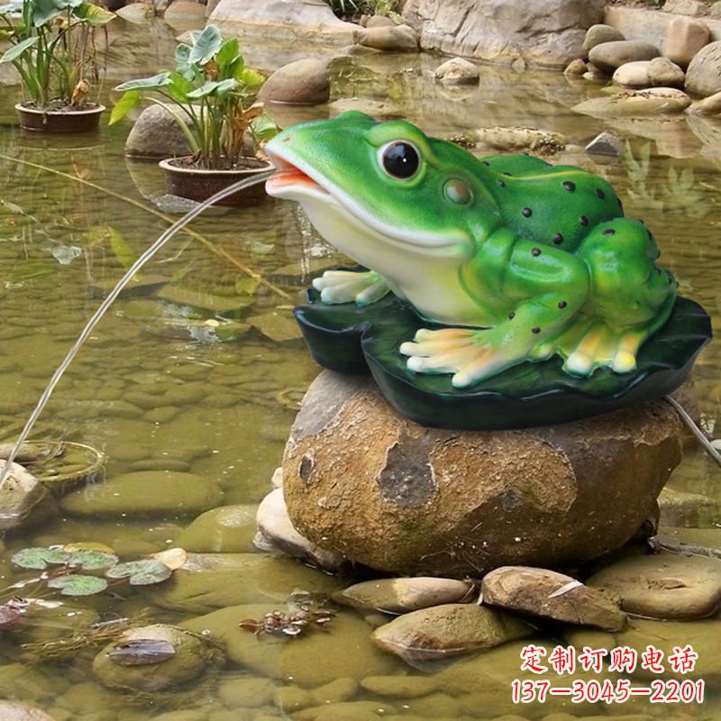 绵阳玻璃钢青蛙雕塑——艺术与自然的完美结合