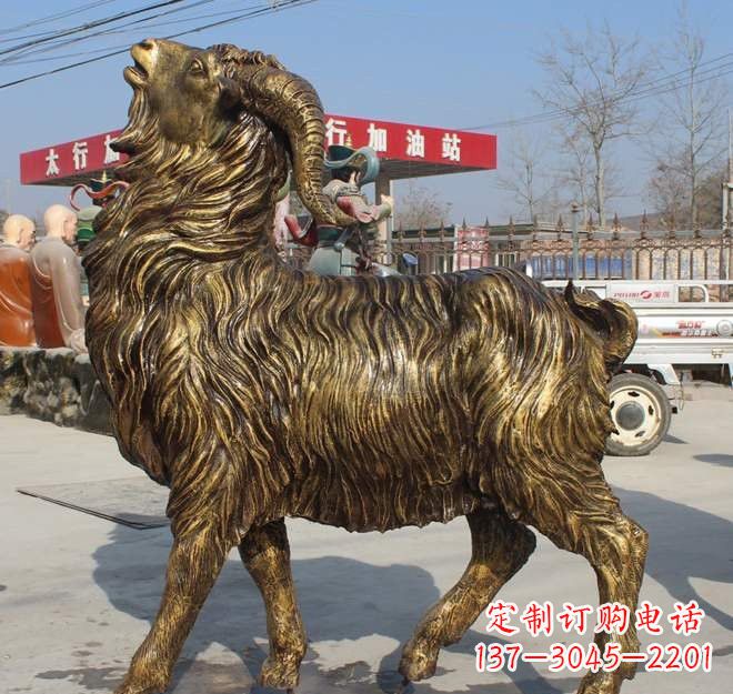 绵阳玻璃钢山羊雕塑——让艺术之美绽放