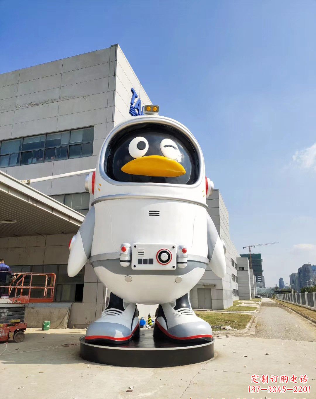 绵阳玻璃钢企鹅雕塑——海洋的象征
