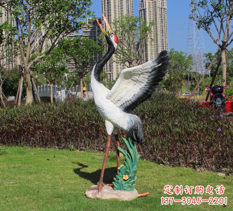 绵阳仙鹤雕塑玻璃钢的艺术之美