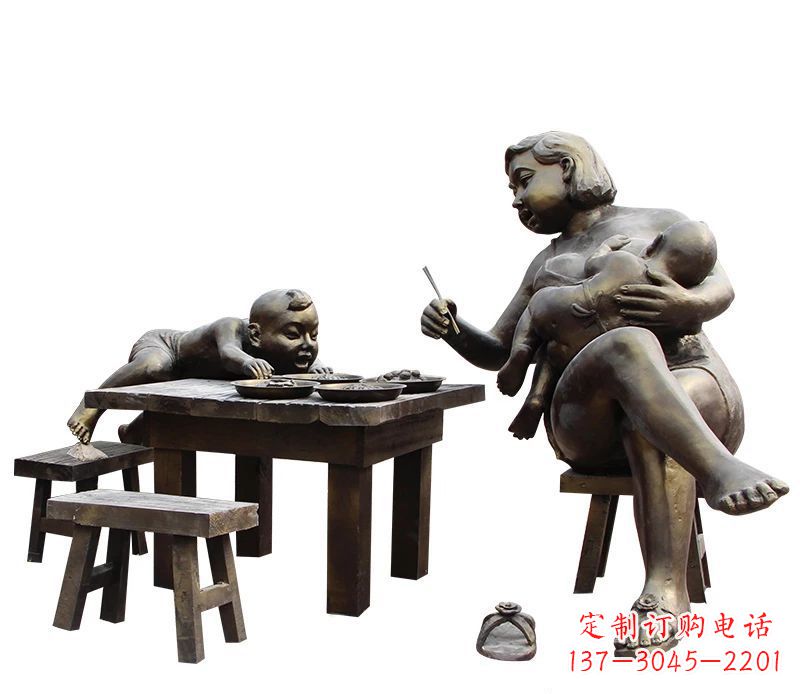 绵阳母爱雕塑儿童公园中的精美雕塑