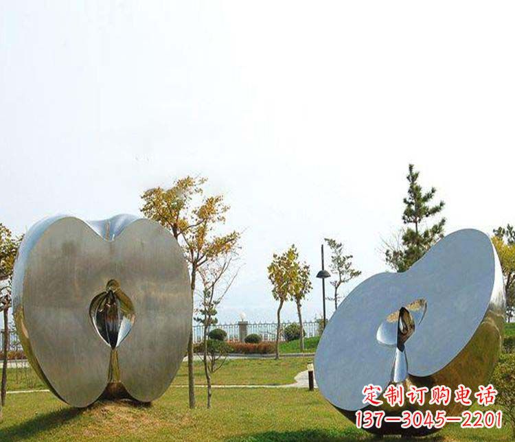 绵阳不锈钢雕刻的苹果
